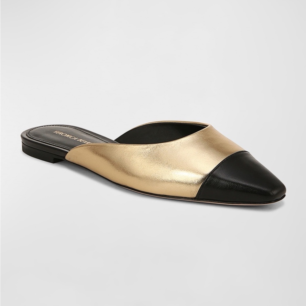 VERONICA BEARD
Carlotta Leather Ballerina Mules NWOT - Picture 2 of 7